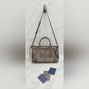 Rebecca Minkoff Gray Suede Satchel Crossbody